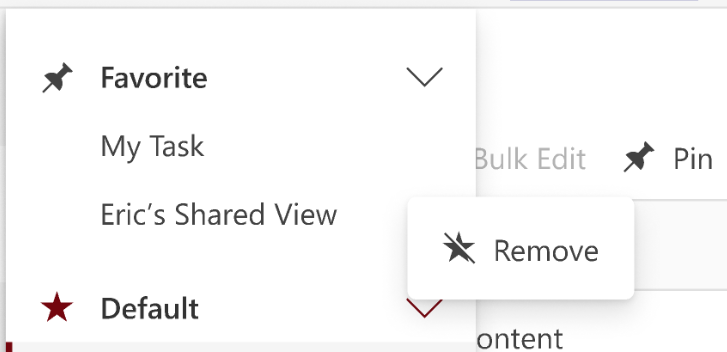 eTask Task Share View