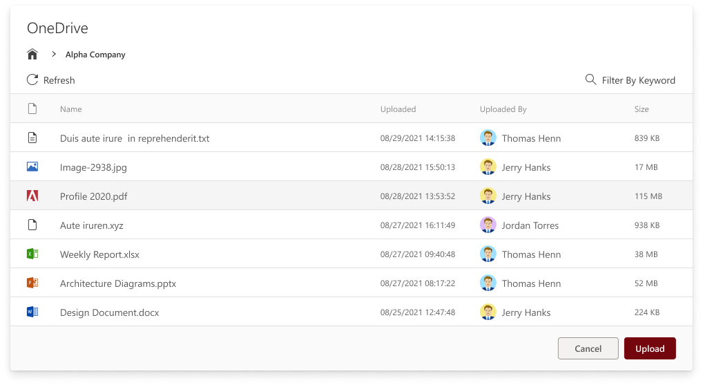 eTask Task List View