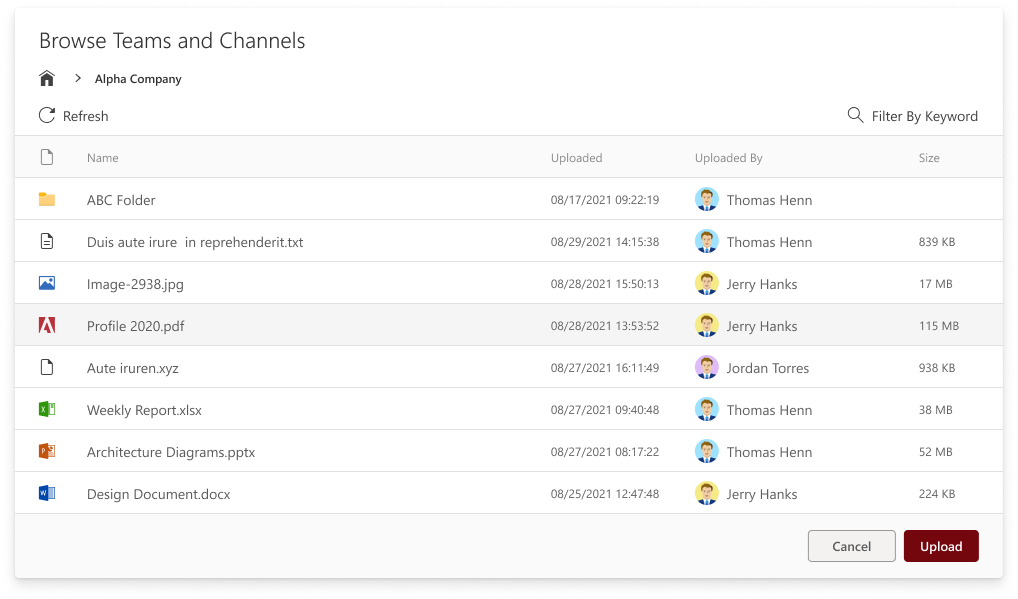 eTask Task List View